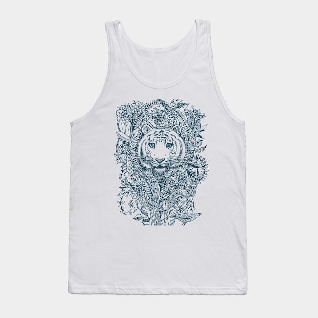 Tiger Tangle Tank Top by micklyn